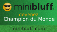 Chiara joue au Minibluff